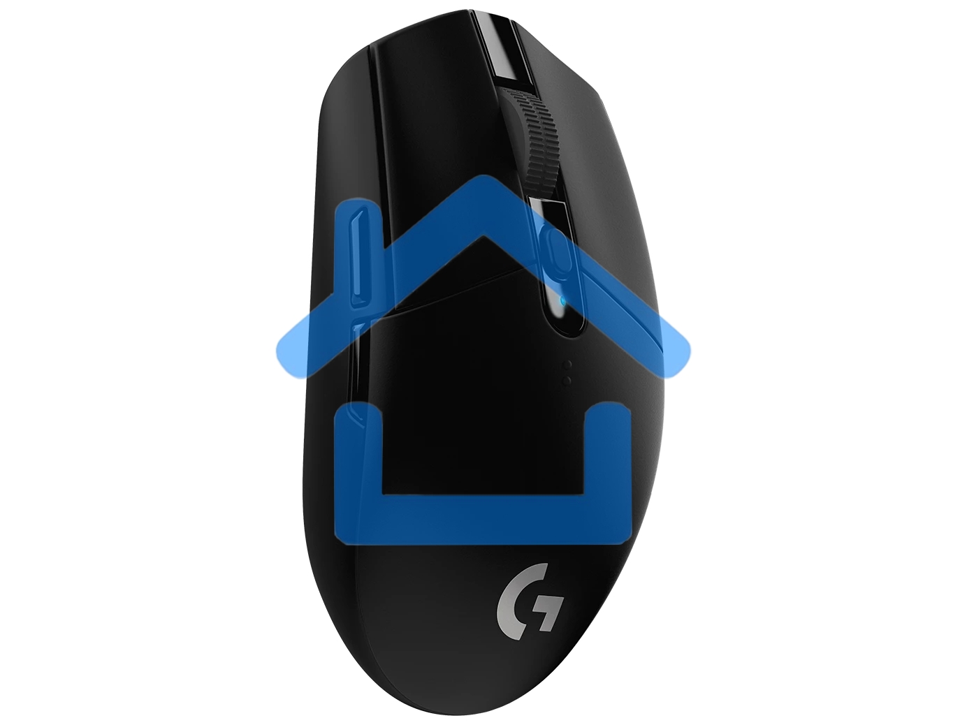 Мышь беспроводная Logitech G304 Lightspeed черный, 12000 dpi, радиоканал, USB, кнопки - 6