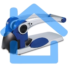 Дырокол Kw-Trio Heavy Duty 9550, до 300 листов, металл синий/серебристый, отверстий: 2, с линейкой