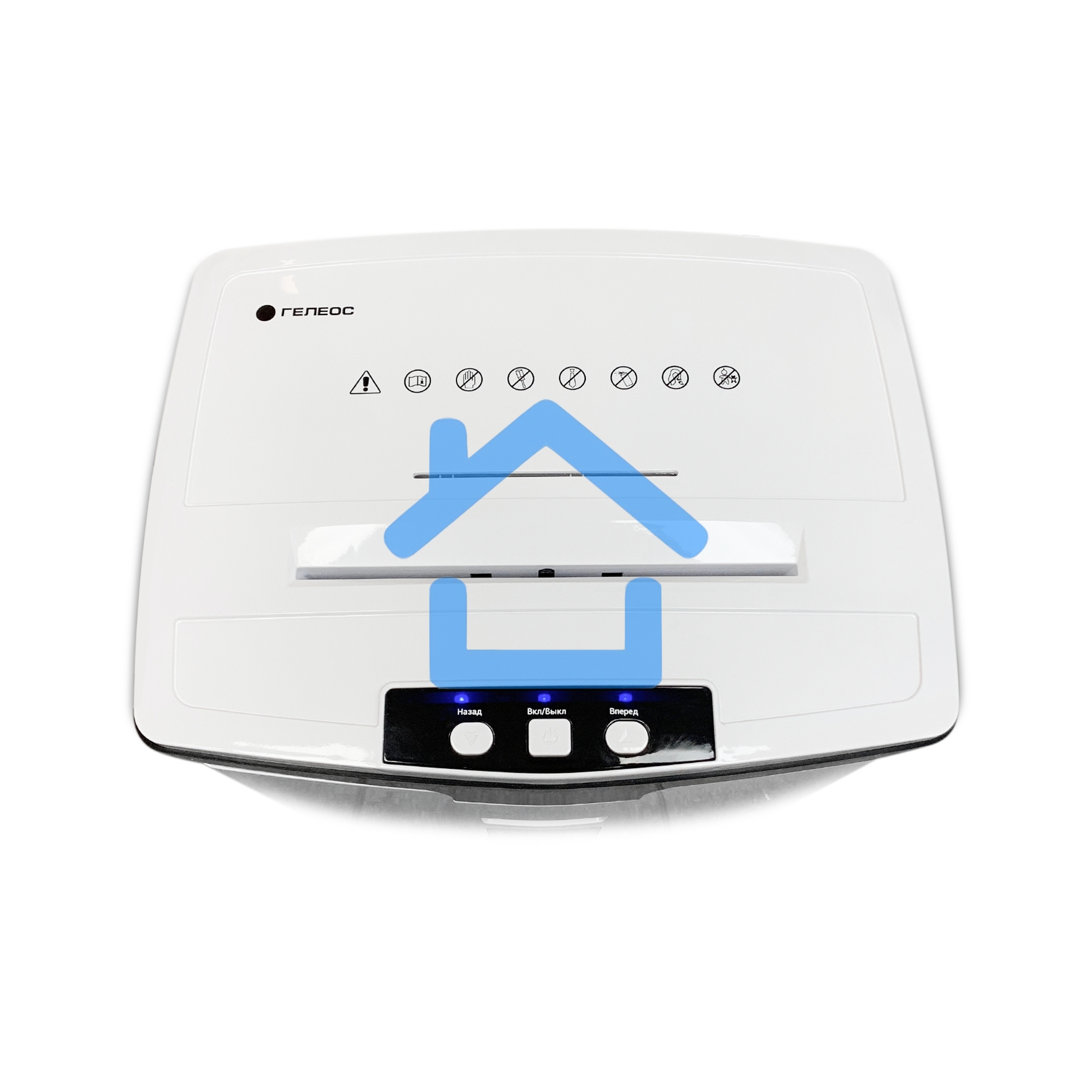 Шредер ГЕЛЕОС УМ28-5, DIN P-5 (5 ур-нь секр.), 28 литров, фрагмент 1,9х12мм, 13-14 лист (70г/м2), CD/пл.карты/скрепки/скобы,