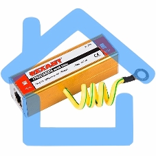 Грозозащита информационного кабеля, (гнездо 8Р8С (Rj-45) - гнездо 8Р8С (Rj-45)) Rexant (в упак. 1шт.) Rexant