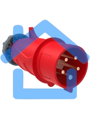 Вилка переносная Iek PSN02-016-5 ССИ-015 16А-6ч/200/346-240/415В 3Р + РЕ+ N IP44 MAGNUM ИЭК