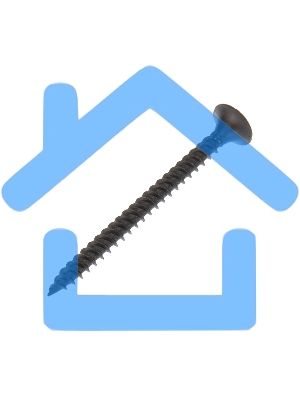 Саморез гипсокартон-металл KRANZ 3.5х45, упаковка поставщика