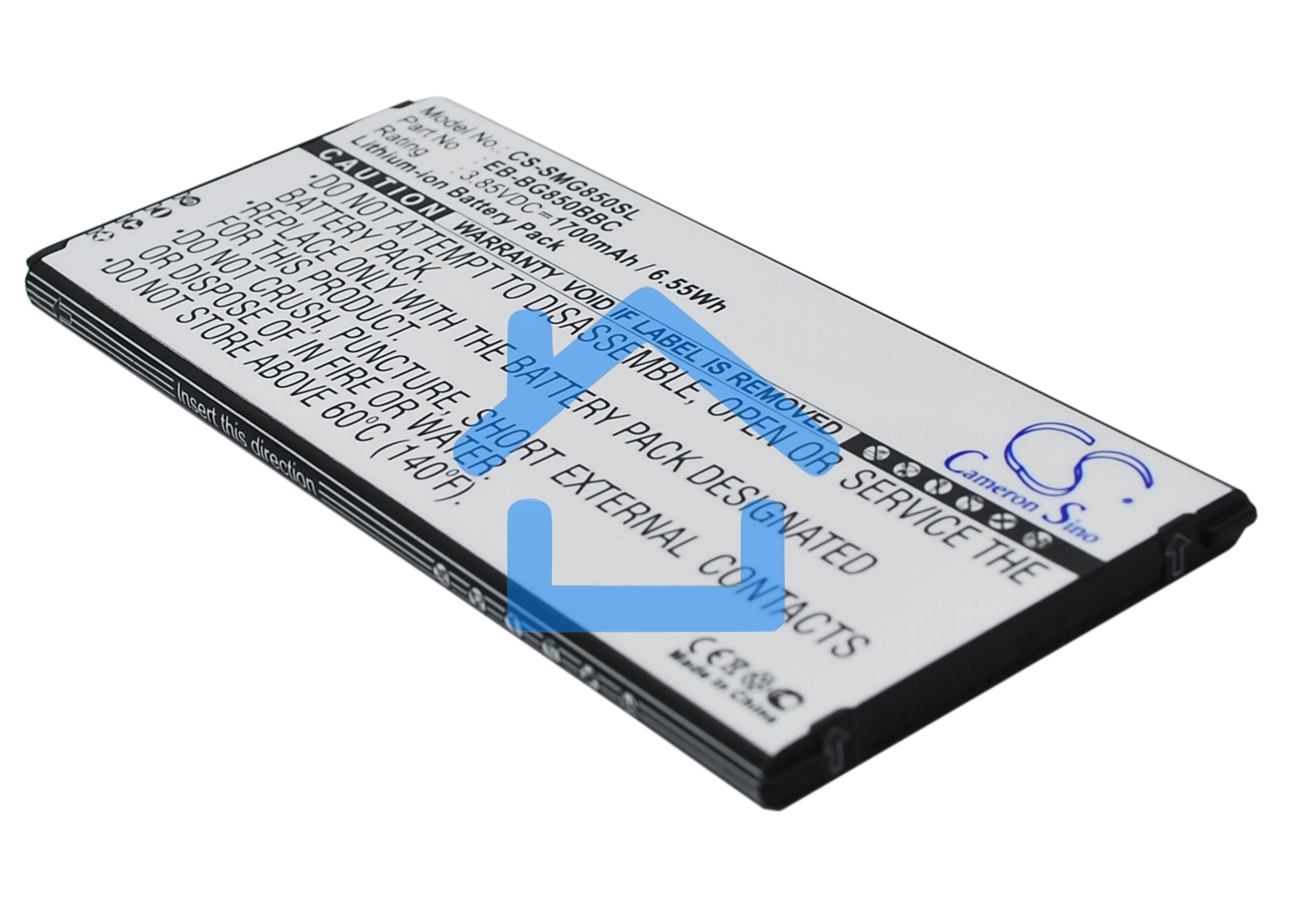 Аккумулятор CameronSinoCS-SMG850SL для Samsung Alpha SM-G850 3.85V / 1700mAh / 6.55Wh