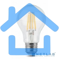 Лампа светодиодная Gauss 102802206LED Filament А60 Е27 6Вт 4100к 1/10/40