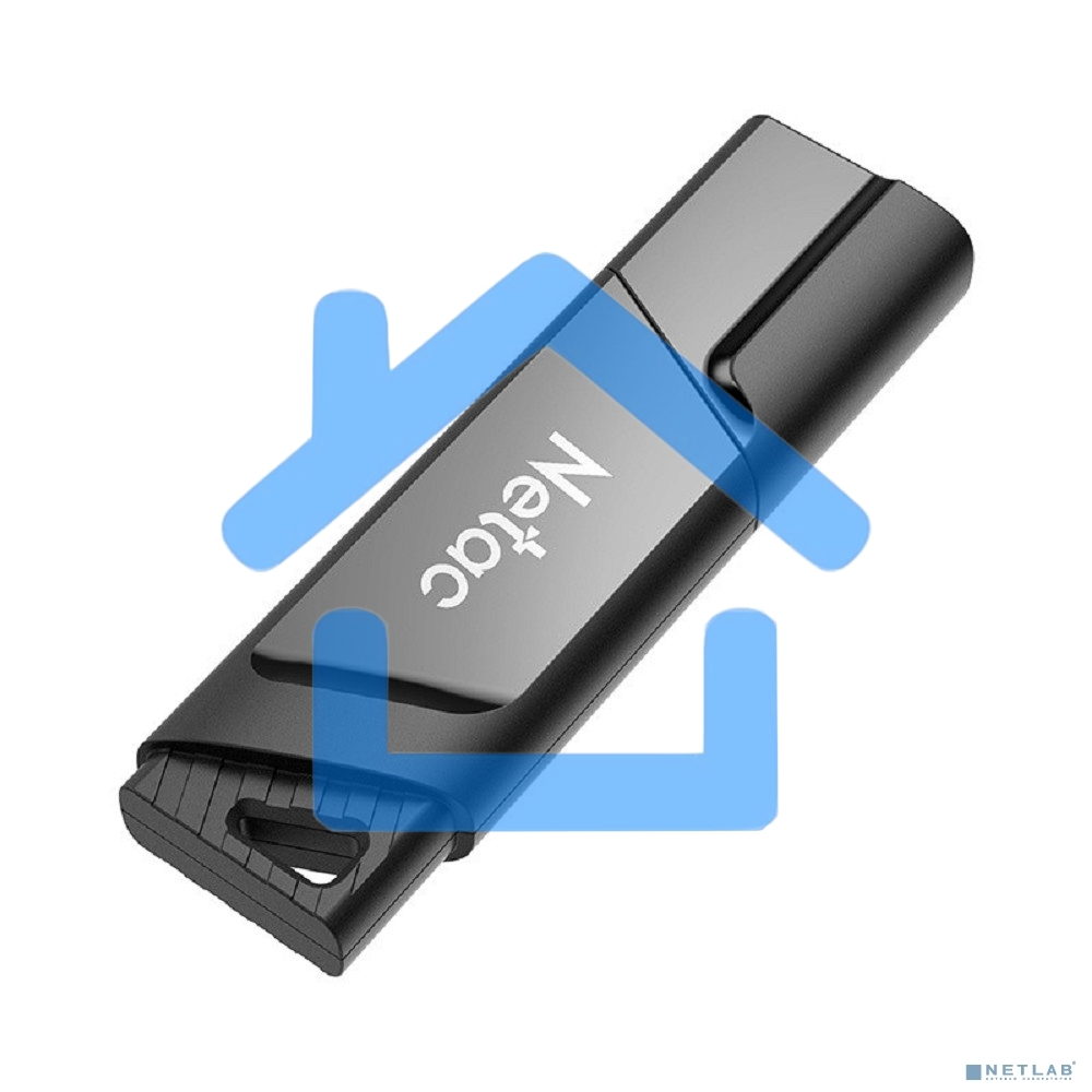 Флешка USB R/W Netac U336S NT03U336S-032G-30BK, 32Gb, USB3.0, пластиковая с защитой от записи