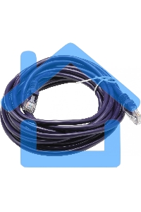 Патч-корд UTP Cablexpert кат.5e, 5м, литой, многожильный, фиолетовый