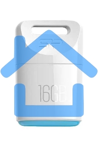 Флешка USB Silicon Power R/W 16 Gb Touch T06 USB2.0 белый