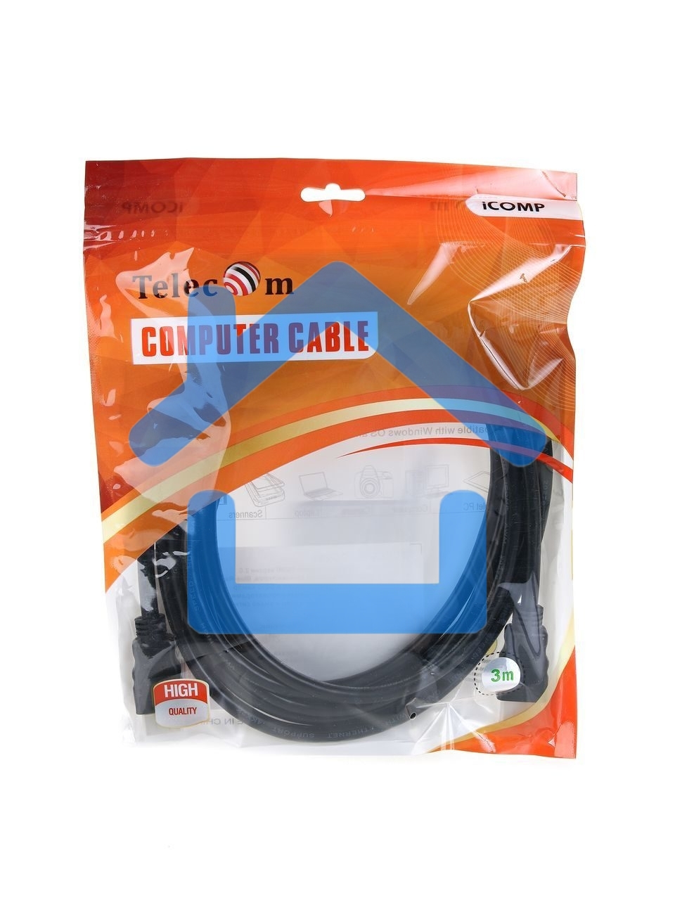 Кабель Telecom HDMI 19M/M ver 2.0,3m <TCG200-3M>
