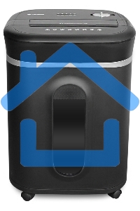 Шредер ГЕЛЕОС УМ28-4, DIN P-4 (4 ур-нь секр.), фрагмент 3,9х30мм, 19-21 лист (70г/м2), CD/пл.карты/скрепки/скобы, 28 литров