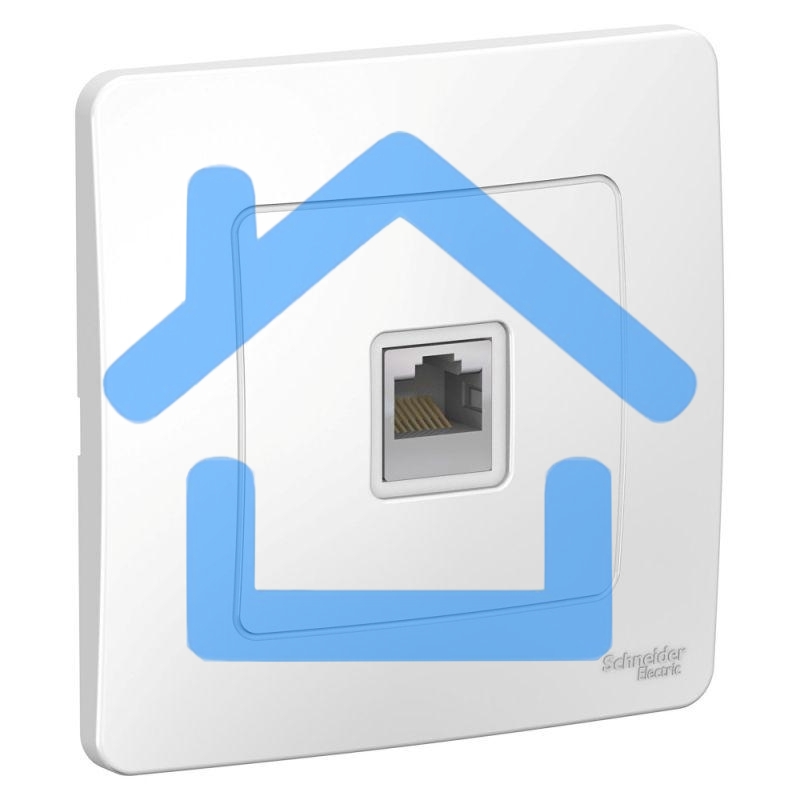 Розетка компьютерная СП BLANCA RJ45 кат.5e бел. SchE BLNIS045001