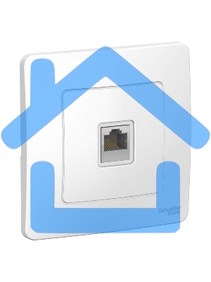 Розетка компьютерная СП BLANCA RJ45 кат.5e бел. SchE BLNIS045001