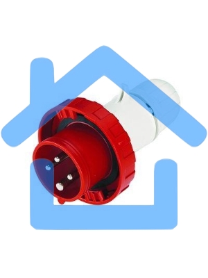 Вилка эл. каб. 16А 3P+E+N 400В IP67 ДКС DIS2181637