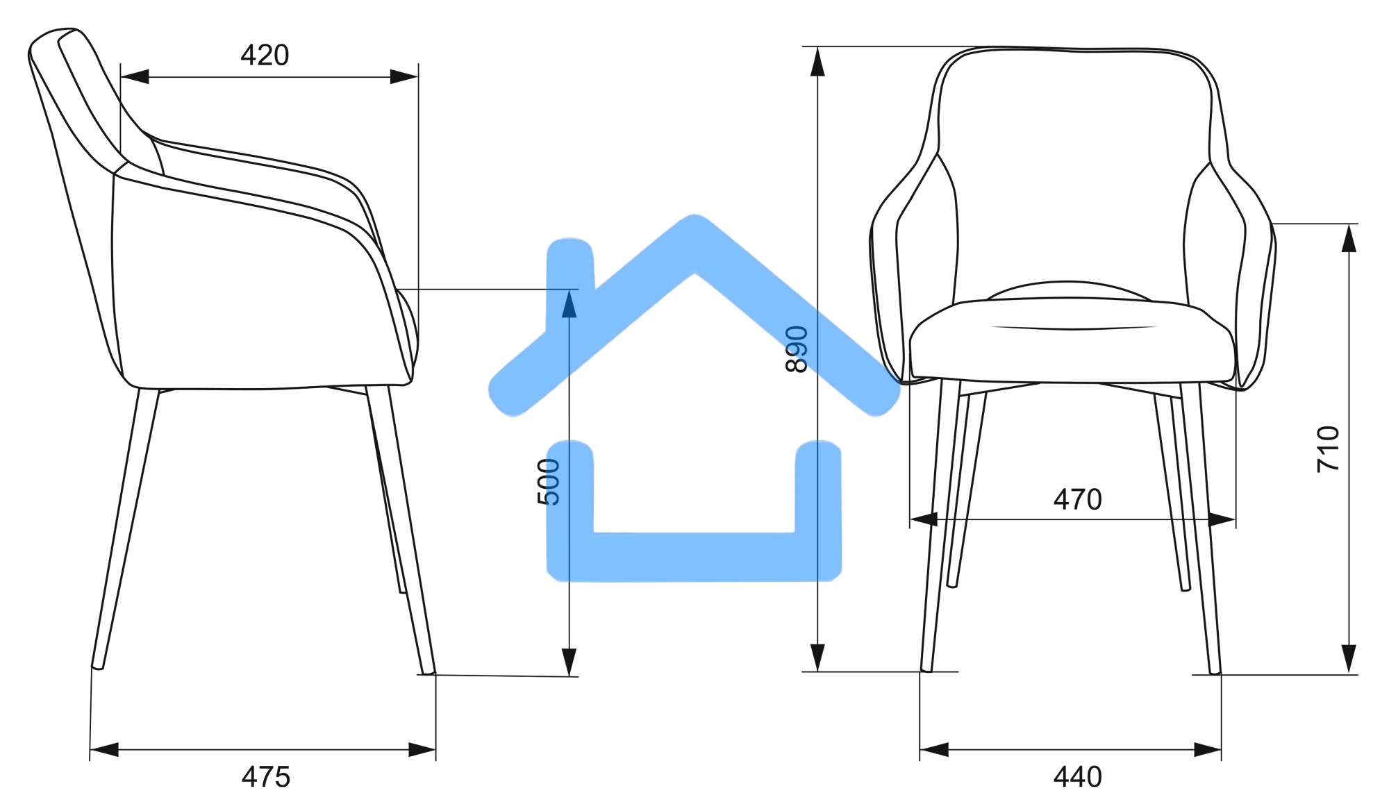 Кресло офисное Бюрократ CH-380F янтарный Italia 9, на ножках, металл черный
