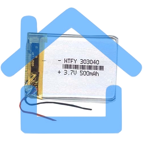Аккумулятор Li-Pol (батарея) 3*30*40мм 2pin 3.7V/500mAh