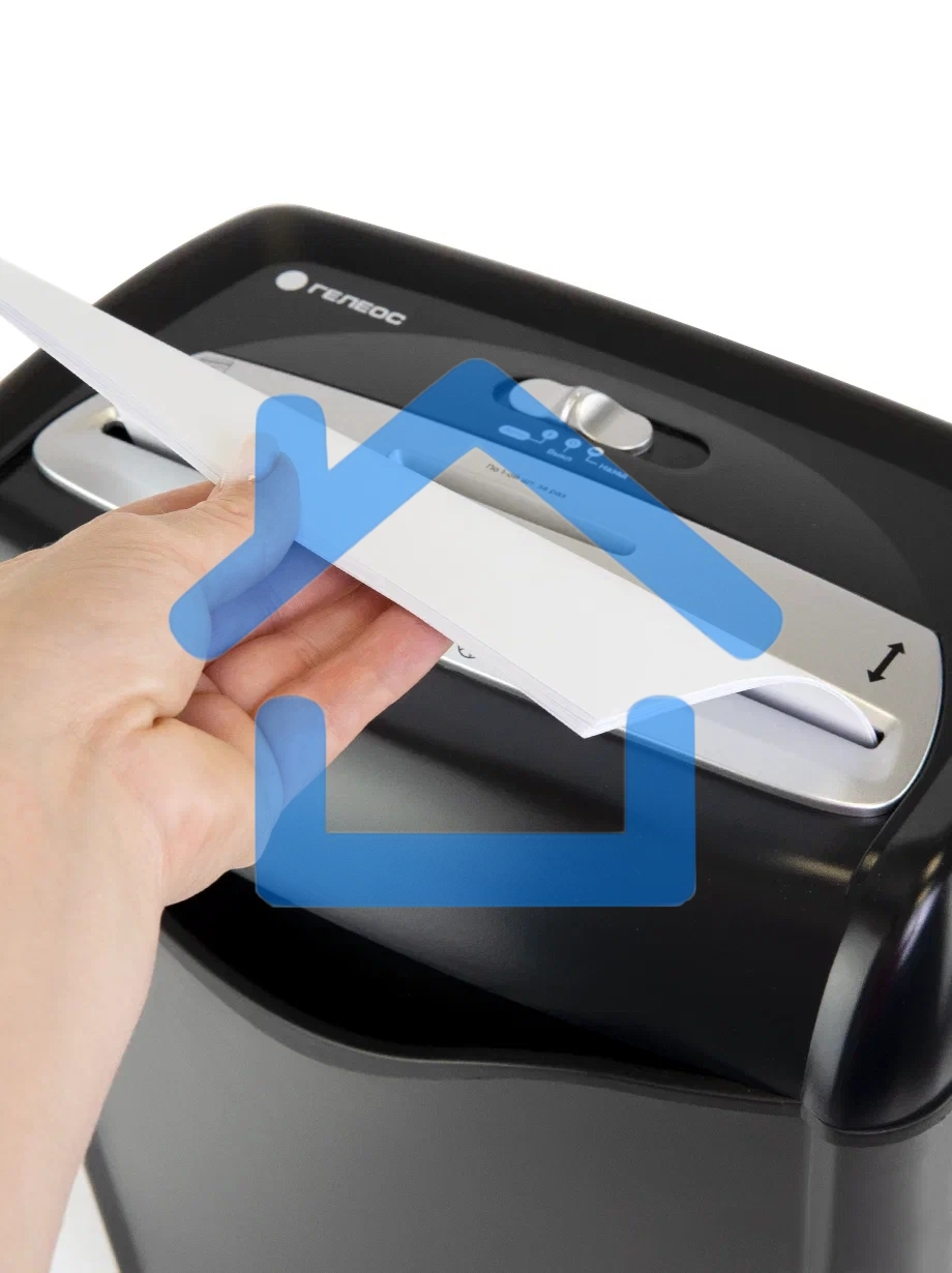 Шредер Heleos УД15-2 черный/серебристый (секр.Р-2) ленты 12лист. 15лтр. скобы пл.карты