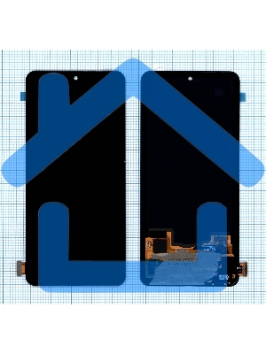 Дисплей для Xiaomi Redmi K40, K40 Pro, Mi 11i, Poco F3 в сборе с тачскрином (OLED) черный