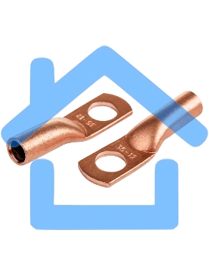 Наконечник ТМ 35-12-10 (35мм² - Ø8мм) (в упак 50шт), Rexant