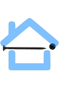 Саморез гипсокартон-металл KRANZ 3.5х55, короб (200 шт./уп.)