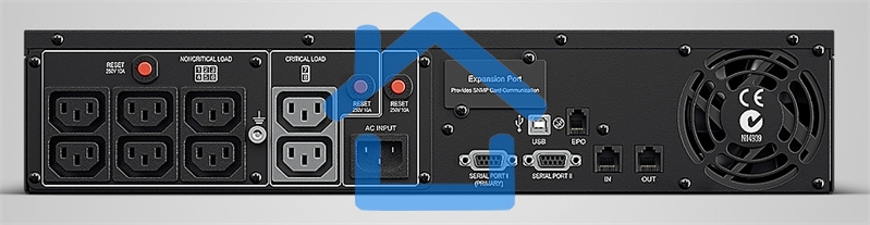Источник бесперебойного питания CyberPowerLine-Interactive PR1000ELCDRT2UA 1000VA/900W USB/RS-232/Dry/EPO/SNMPslot/RJ11/45 (8 IEC С13)