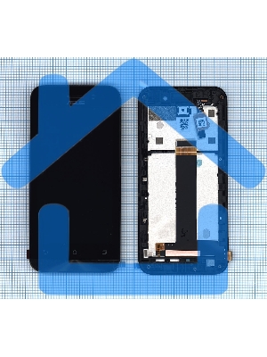 Дисплей для Asus ZenFone Go ZB452KG черный с рамкой