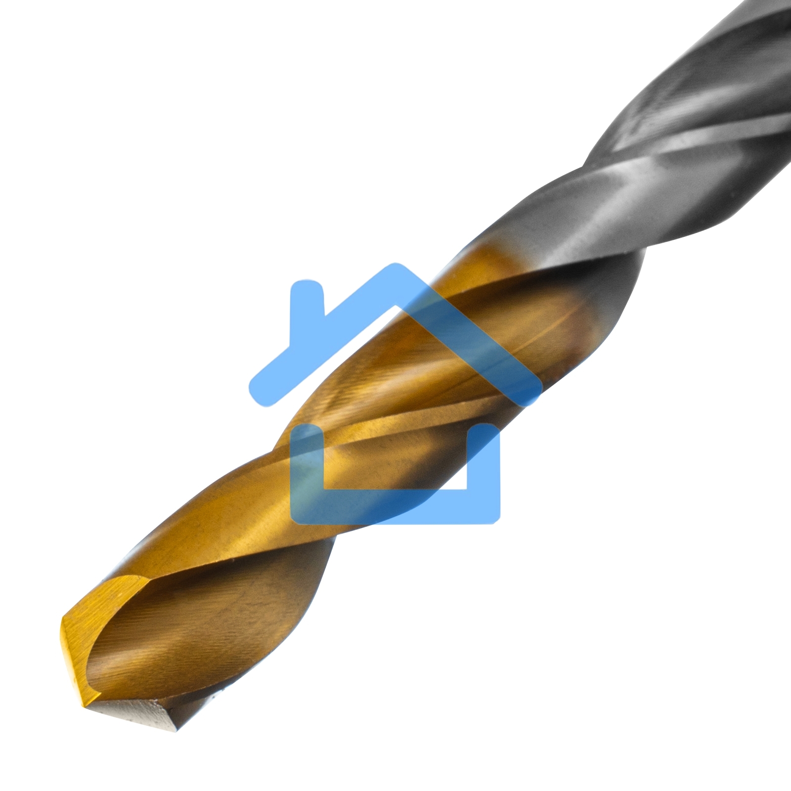 Сверло спиральное по металлу 9 x 125мм, Р6М5, Golden Tip Denzel