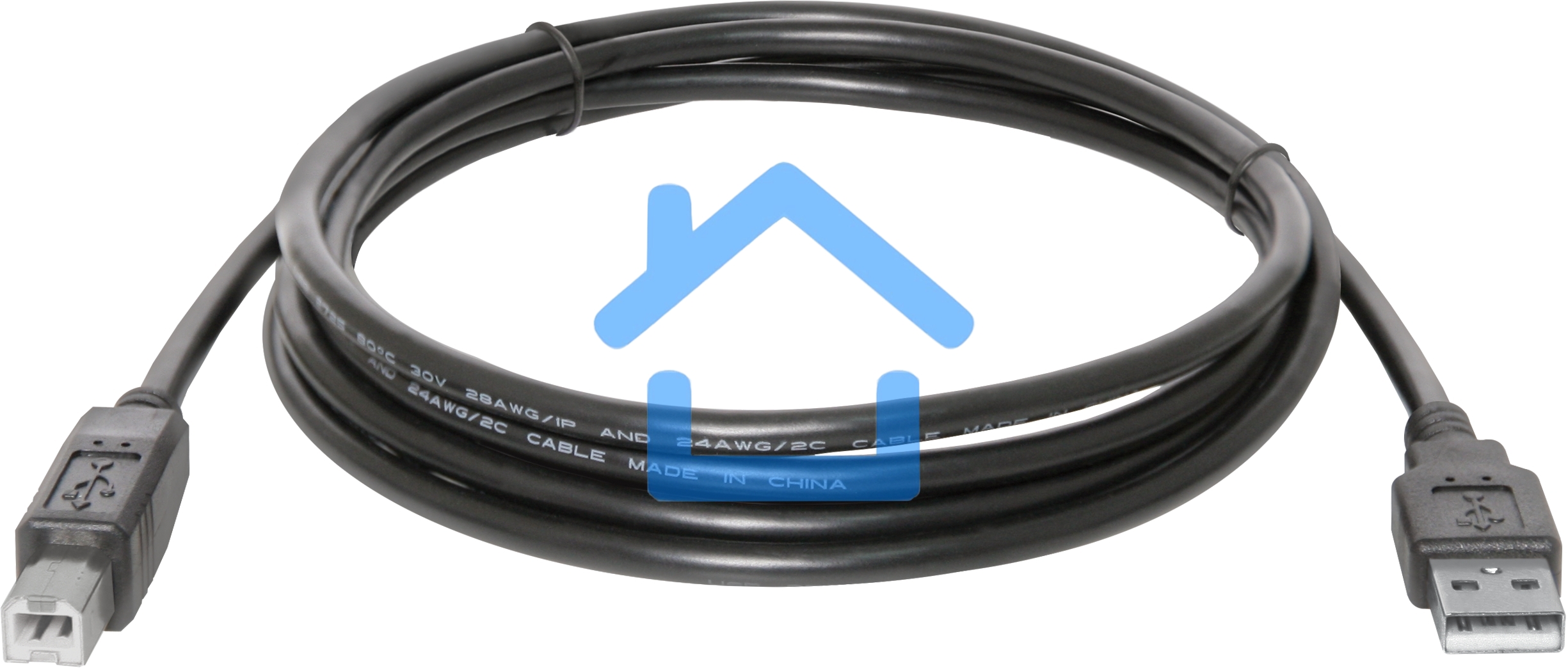 Кабель Defender USB04-06p.bag Кабель USB 2.0 для соед. 1.8м AM/BM, пакет