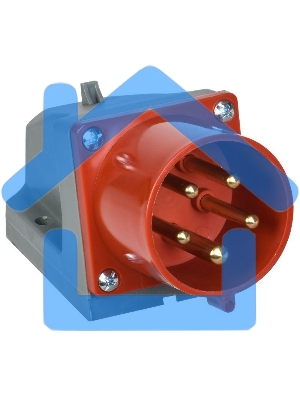 Вилка эл. наруж. уст. 32А 3P+PE+N 380В IP44 ССИ-525 ИЭК PSR52-032-5