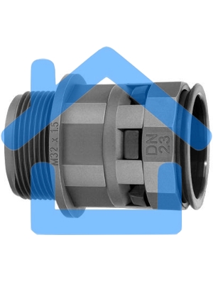 Переходник труба-коробка DN 12мм М20х1.5 полиамид черный IP66 DKC PAM12M20N