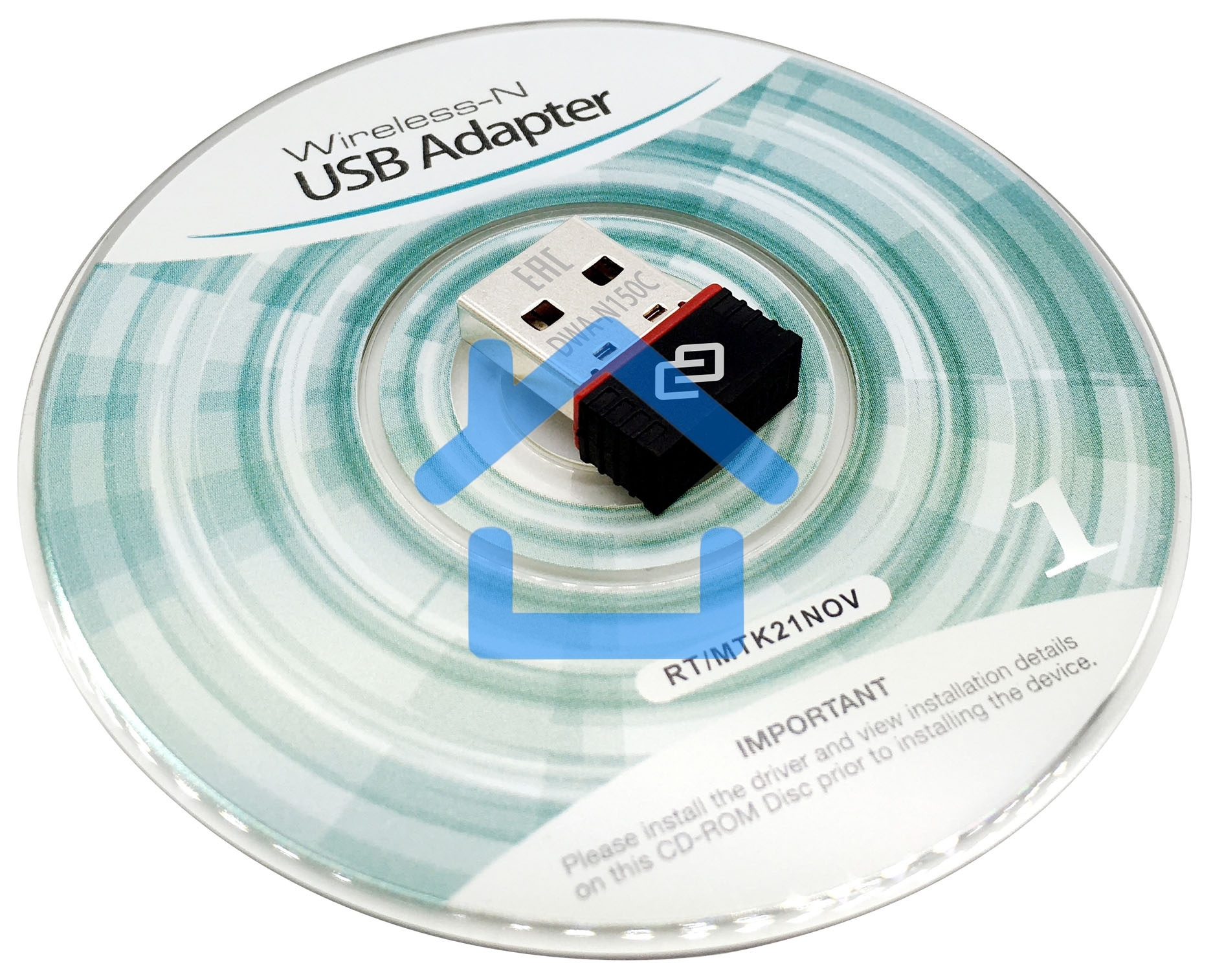 Сетевой адаптер WiFi Digma DWA-N150C N150 USB 2.0 (ант.внутр.) 1ант. (упак.:1шт)