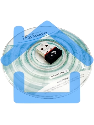 Сетевой адаптер Wi-Fi Digma DWA-N150C N150 USB 2.0 (ант.внутр.) 1ант. (упак.:1шт)