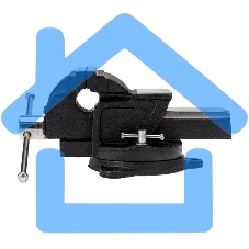 Тиски слесарные 100мм, поворотные, с наковальней KRANZ