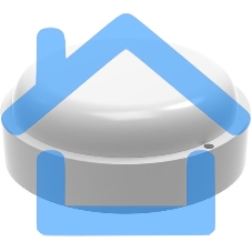 Светильник ЖКХ Elementary круг 8W 680lm 4000K 160-260V IP65 D140*48мм белый с микровол сенс LED