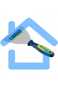 Шпательная лопатка из нержавеющей стали Сибртех 120 мм, 2-комп. ручка 85527