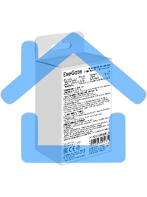 Мышь проводная ExeGate Professional Standard SH-8012L OEM черный, 1000 dpi, USB, кнопки - 3