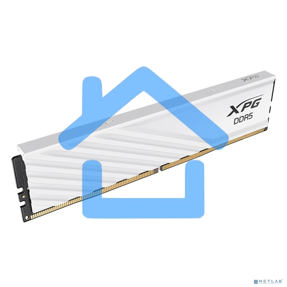 Оперативная память XPG Lancer Blade, DDR5, 32Gb (2x16Gb), 6000MHz, CL34, DIMM, с радиаторами, белый