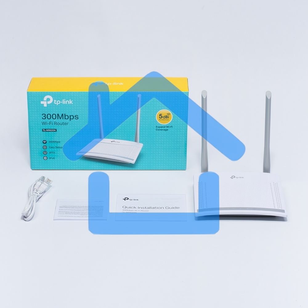Роутер беспроводной TP-Link TL-WR820N N300 10/100BASE-TX белый