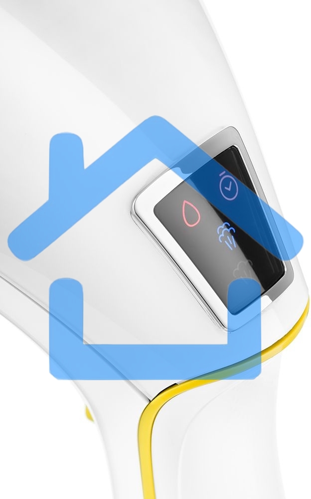 Отпариватель ручной Kitfort КТ-999-4 желтый/белый