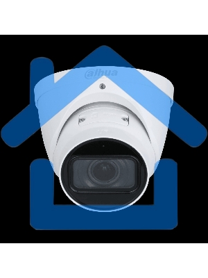 Видеокамера Dahua DH-IPC-HDW3441TP-ZS-27135-S2 уличная купольная IP-видеокамера с ИИ 4Мп 1/3” CMOS объектив 2.7-13.5мм