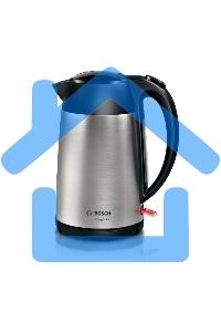 Чайник электрический Bosch TWK3P420 1.7л. 2400Вт черный (корпус: нержавеющая сталь)