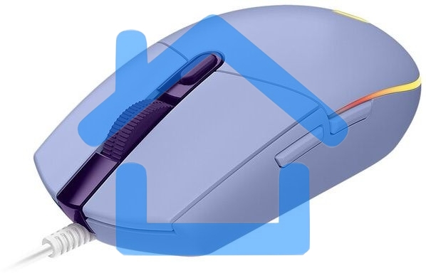 Мышь проводная Logitech G102 LIGHTSYNC фиолетовый, 8000 dpi, USB, кнопки - 6