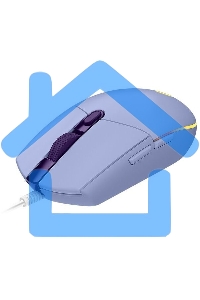 Мышь проводная Logitech G102 LIGHTSYNC фиолетовый, 8000 dpi, USB, кнопки - 6