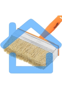 Кисть-ракля, 40х140 мм, натуральная щетина, пластмассовый корпус, пластмассовая ручка Sparta