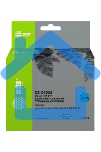 Картридж струйный Cactus CS-C4906 №940 черный (72 ml) для HP OfficeJet PRO 8000/8500