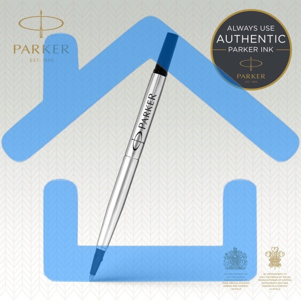 Стержень роллер Parker Quink Z01 (CW1950321) F 0.5мм, черные чернила, блистер