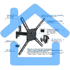 Кронштейн для телевизора Kromax ATLANTIS-15 темно-серый 22