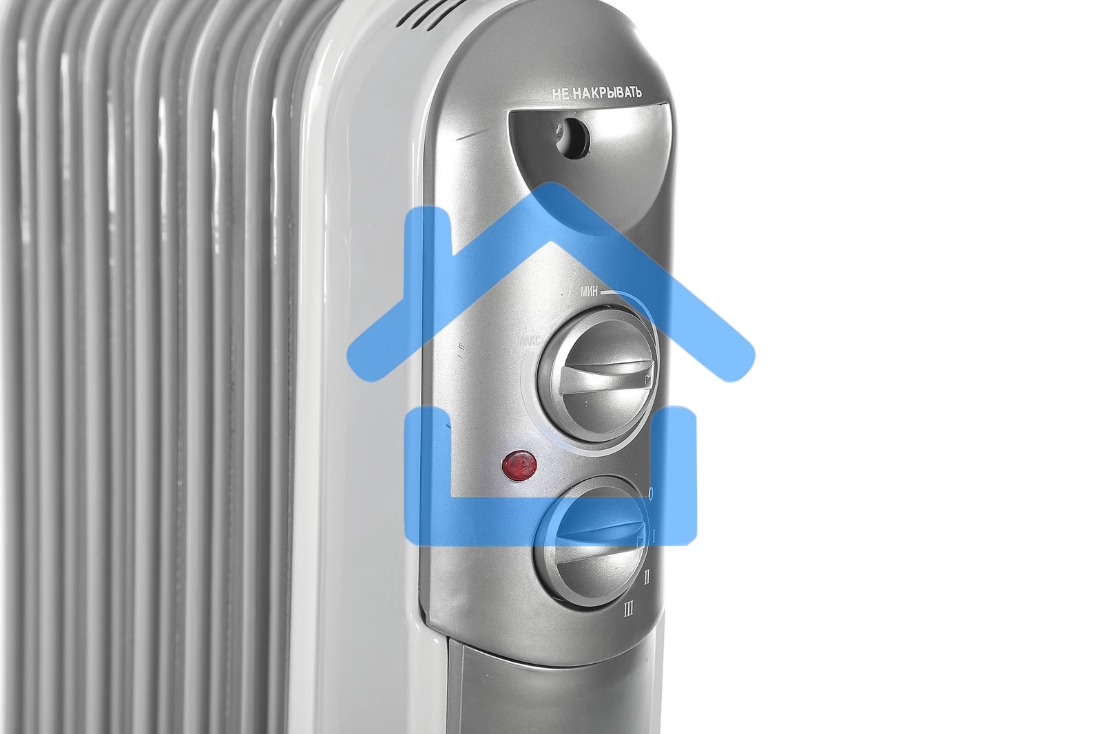 Обогреватель масляный Ресанта ОМПТ-7Н (7 секций) белый, 1500 Вт, 15 м2, термостат 67/3/3