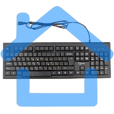 Клавиатура Gembird KB-8354U-BL проводная USB, черный