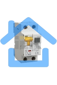 Выключатель автоматический дифференциального тока Iek MAD22-5-032-C-30 АВДТ 32 C32