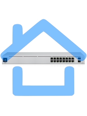 Коммутатор Ubiquiti UniFi Switch 16 PoE