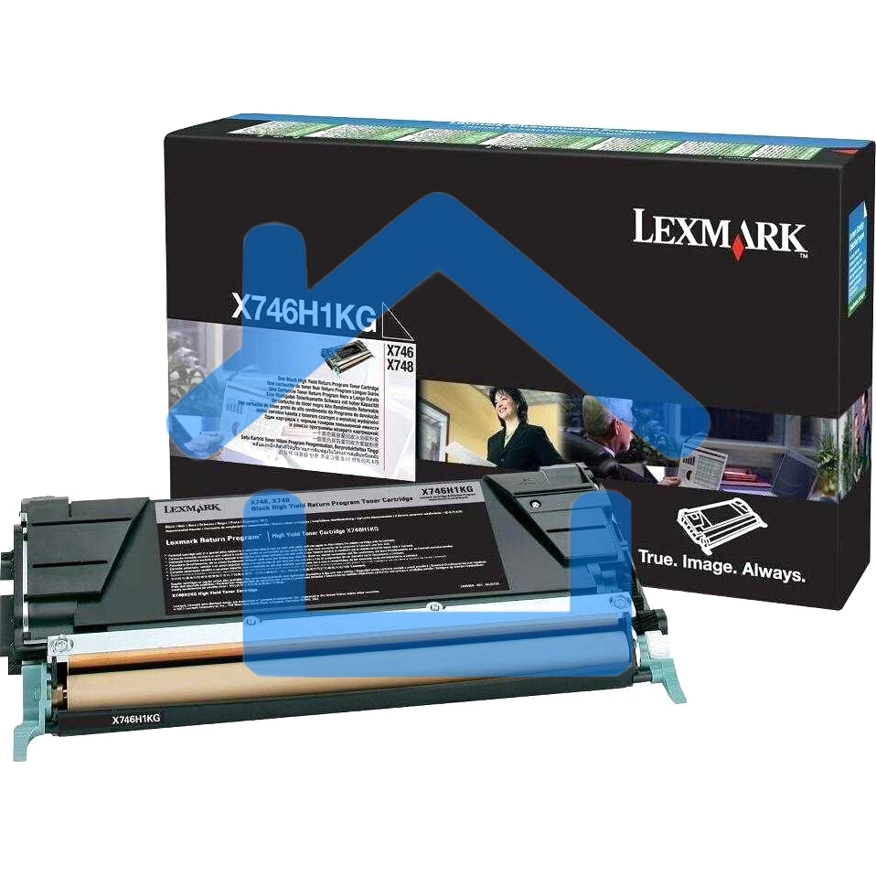 Картридж лазерный LEXMARK черный для Lexmark X746de\nLexmark X748de\nLexmark X748dte 12к